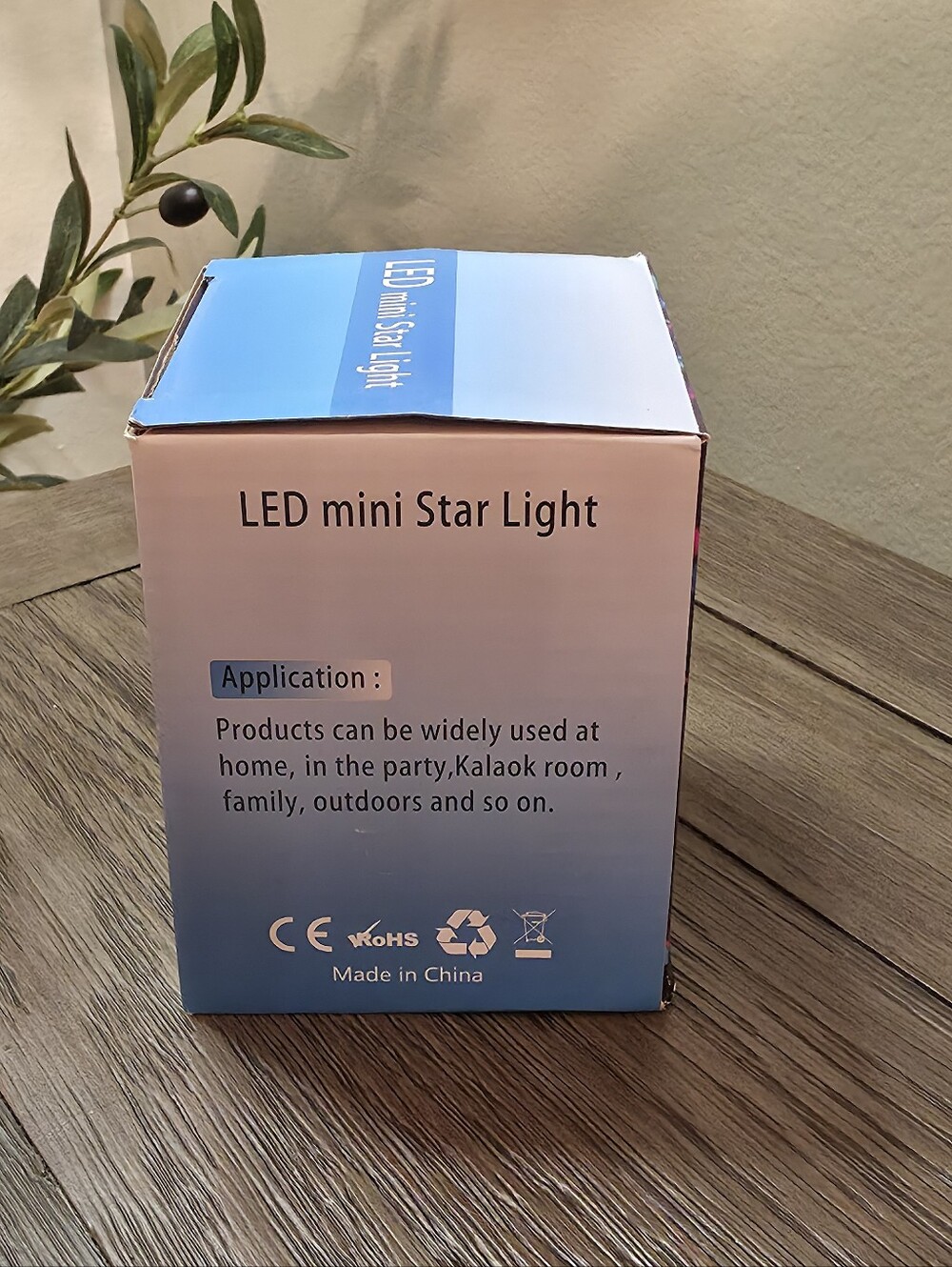 LED Mini Magic Ball Party Light - Black - Picture 3 of 5